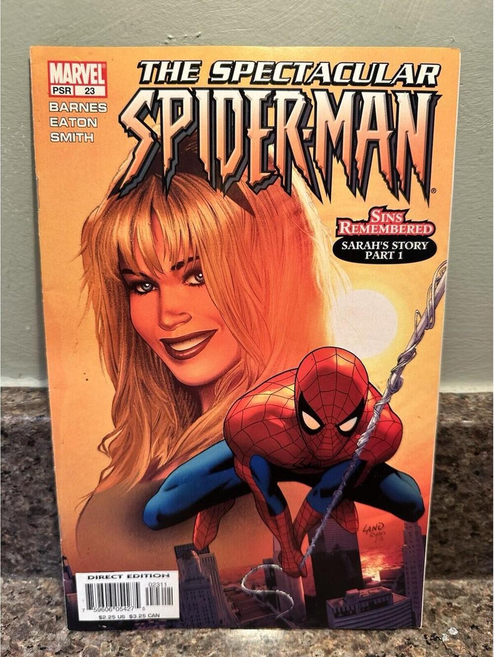 Spectacular Spider-Man 23 Marvel Comics Greg Land Sins Remembered Pt 1 2005